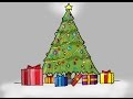 How To Draw A Christmas Tree With Presents (For Kids)