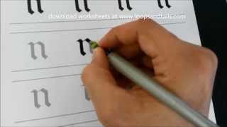 Blackletter script –  Lowercase n