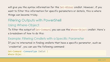 How to Filter the Output of Get-Command in PowerShell