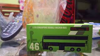 Unboxing SBS7315Y Service 111. Volvo B9TL CDGE Euro 3. Double Deck Diecast Bus. 08/08/26. SG❤️BUS