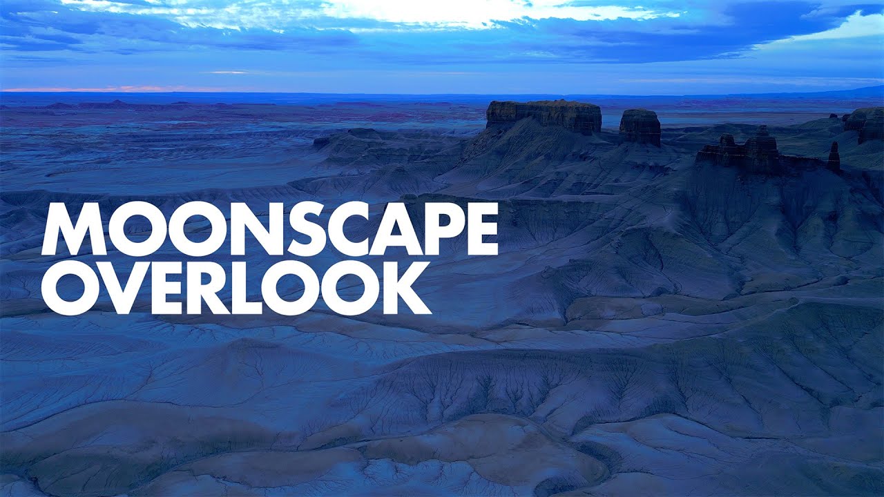STUNNING Moonscape Overlook Utah Aerial Views with DJI Mini 3 Pro Drone