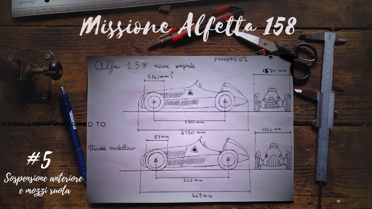 SOSPENSIONE ANTERIORE E MOZZI modellismo fai da te