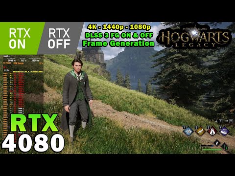 Hogwarts Legacy Ray Tracing ON & OFF | RTX 4080 | 5800X3D | 4K - 1440p - 1080p | Ultra Settings