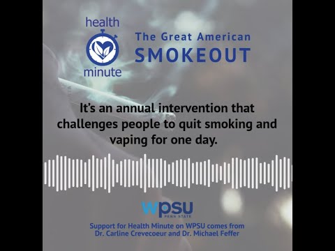 Health Minute: The Great American Smokeout