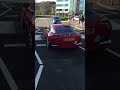 TVR Sagaris leaving a show