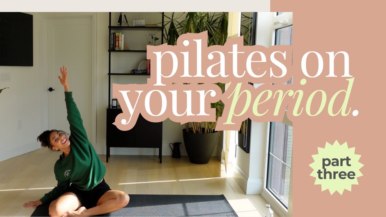 Beginner Pilates Workout to Reduce Period Symptoms and Relieve Stress. No Equipment Needed!