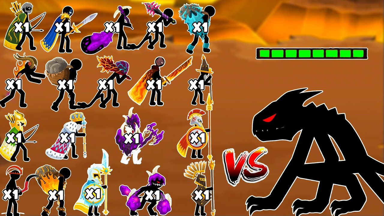 Crawler Stick Vs All Stick - Enslaved Giant, Kytchu, Xiphos, Atreyos, King Zarek - Stick War Saga 3