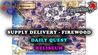 Supply Delivery Firewood Heliseum Quest Maplestory