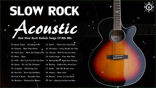 Acoustic Slow Rock   The Best Slow Rock Ballads Songs Of 80s 90s @Rock One