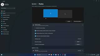 how to change monitor identify number in windows 11