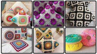 Crochet cushion cover for beginners - Free patterns Ideas