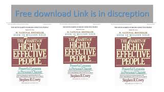 7 Habits of Highly Effective People [FREE PDF DOWNLOAD]