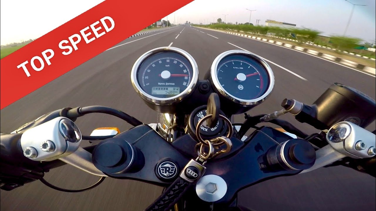 Royal Enfield Gt 650 top speed || Red Rooster Exhaust 