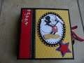 scrap album " Mickey" pop up pour Meven