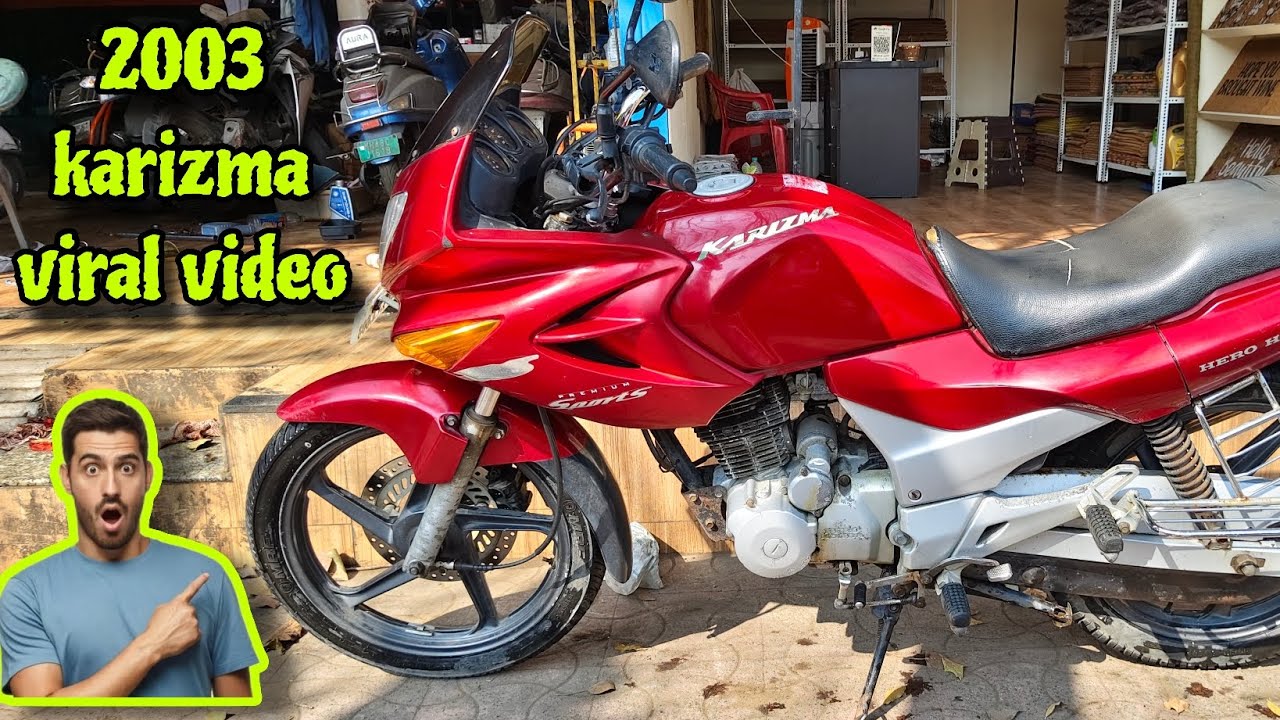 Hero Honda karizma 2003 viral video || old karizma bike video || 2003 karizma 