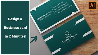 How To Design A Business Card In Adobe Illustrator