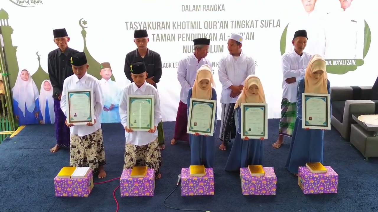 TASYAKURAN KHOTMIL QUR'AN TINGKAT SUFLA | TPA NURUL ULUM | Laok Leke, Torjunan, Robatal, Sampang