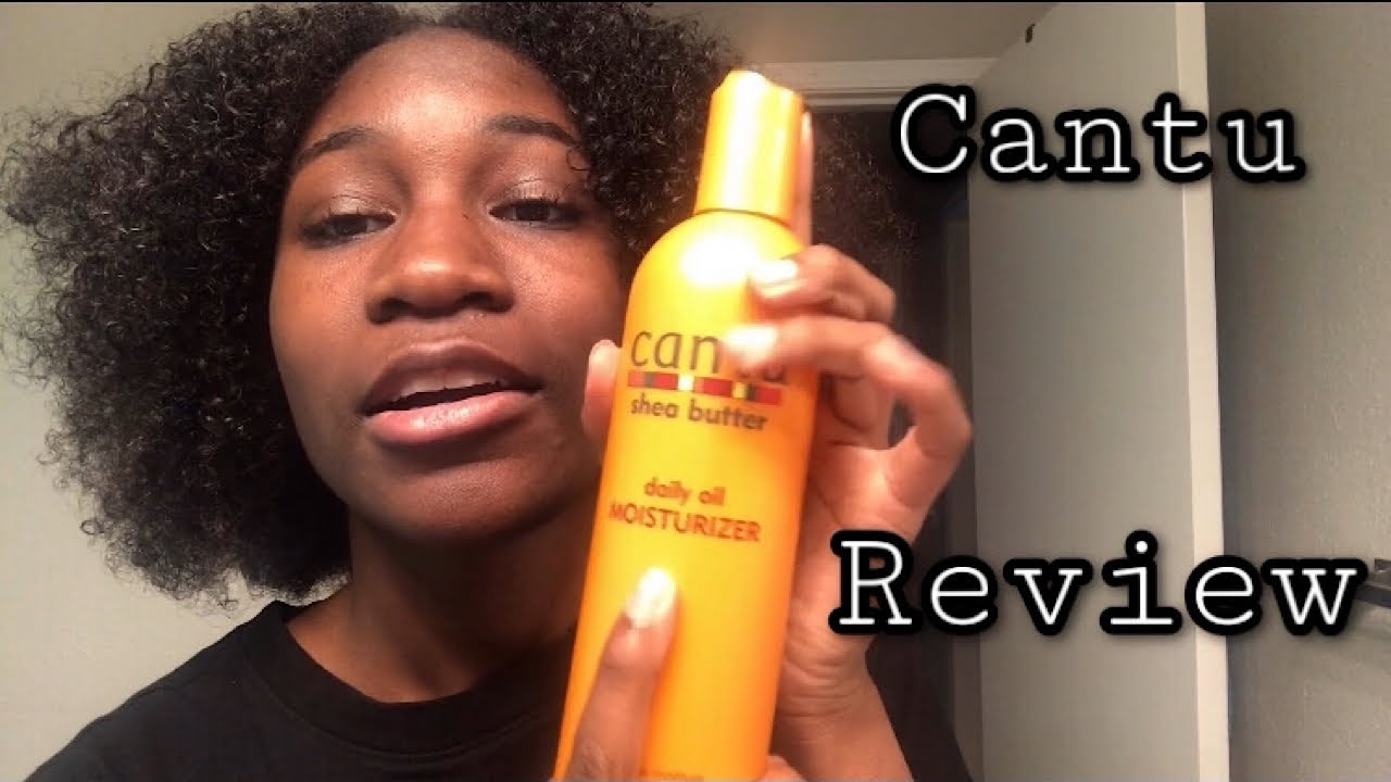 Cantu Daily Oil Moisturizer Review YouTube