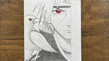 How to Draw Itachi Uchiha Step by Step | Anime Drawing Tutorial for Naruto Fans