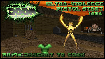 Speed of Doom - Map 15: Descent to Core (Ultra-Violence 100% - Blind)