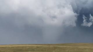 LARGE CONE TORNADO northwest of Devils Tower