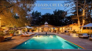 SOLD | Private Calabasas Celebrity Sanctuary | 25919 Dark Creek Rd
