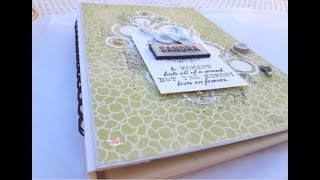 Book 2, Hidden spiral | #tutorial | #scrapbook | Libro 2, espiral semioculta