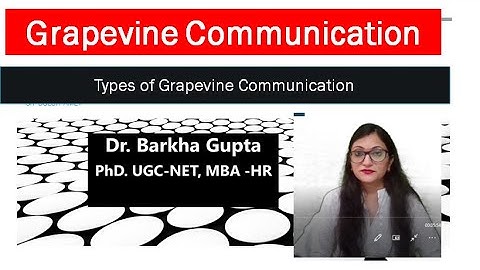 Grapevine Communication, Types of Grapevine Communication, NTA UGC NET, SET, MBA, BBA,