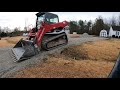 Grading 3 Driveways And Around A Barn