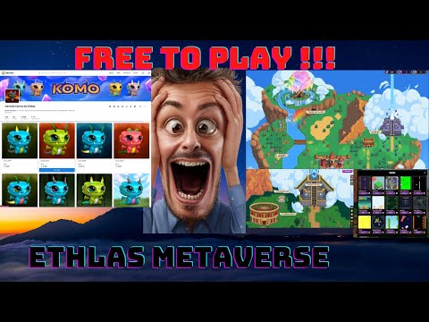 Ethlas Metaverse Free to Play earn Xgem token everyday How watch this video.