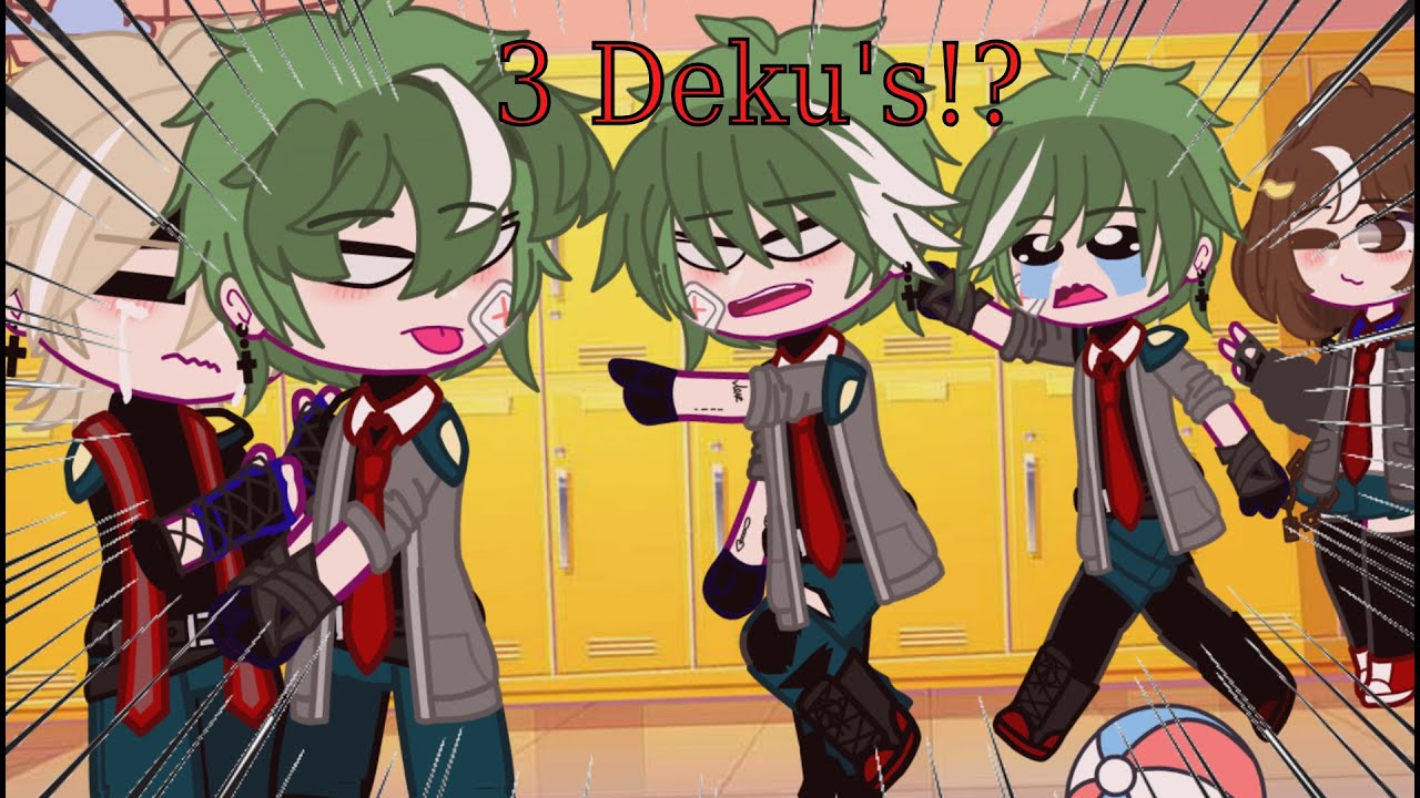 "3 Deku's!?" short skit (DkBk💚🧡) - Mha/Bnha - my AU - not og idea - og concept? ig