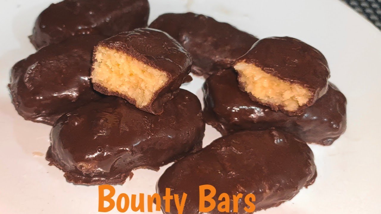 Bounty Bars Recipe How to make bounty Bars by Cooking with
