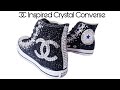 How I Designed CC Chanel Inspired Crystal Converse