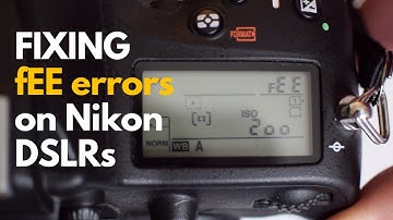 Fixing fEE Error on Nikon D600