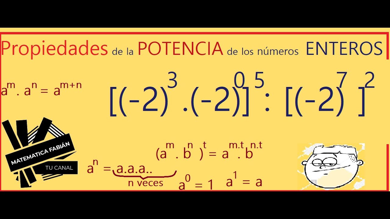 PROPIEDADES de la POTENCIACIÓN (bien explicado). Cómo se aplican en