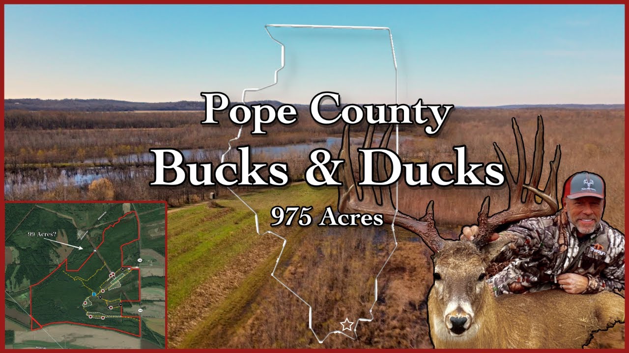 975 Acre Illinois Hunting Farm For Sale Pope County Bucks & Ducks