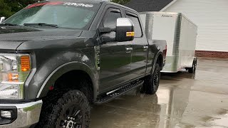 2020 F250 7.3 Gas towing 10,000lbs #ProCharged #Godzilla #Tremor