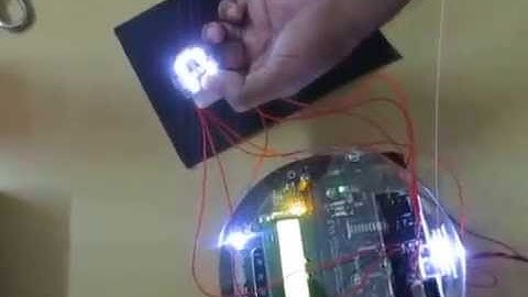 Color sensing on Firebird V bot