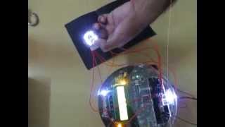 Color sensing on Firebird V bot