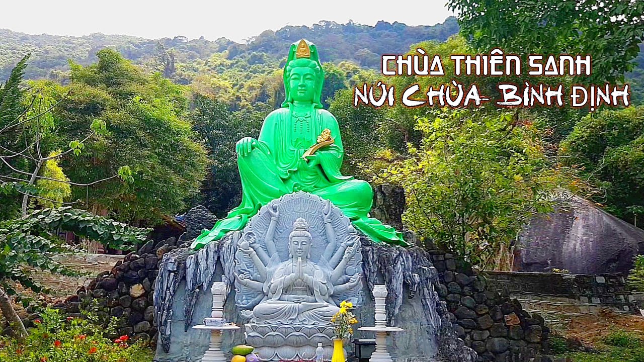 Chùa Thiên Sanh Bình Định Nằm Trên Núi Chùa Yên Bình #phatgiao #chuathiensanh #chuahang #kenkenvlog