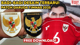 FREE DOWNLOAD THE LATEST DESIGN OF THE 2025 GARUDA NATIONAL TEAM LOGO PATCH