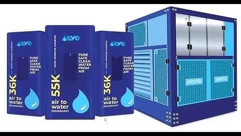 Natures Atmospheric Water Generation - Turn Air into Water. How to install AWG in your home AKVO