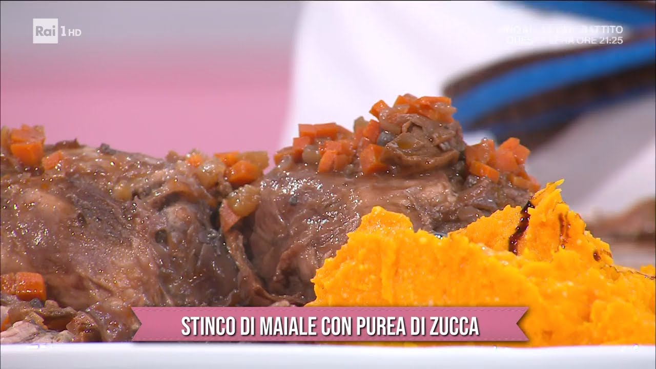 Stinco di maiale con purea di zucca - È sempre mezzogiorno 14/10/2021