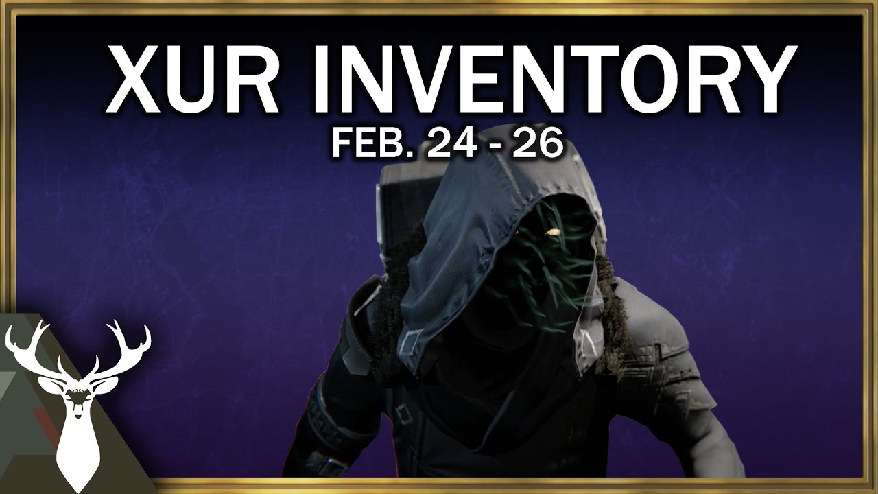 Xur Inventory Review (Feb. 24 - 26) + Giveaway & 24 Hour Stream info! - YouTube