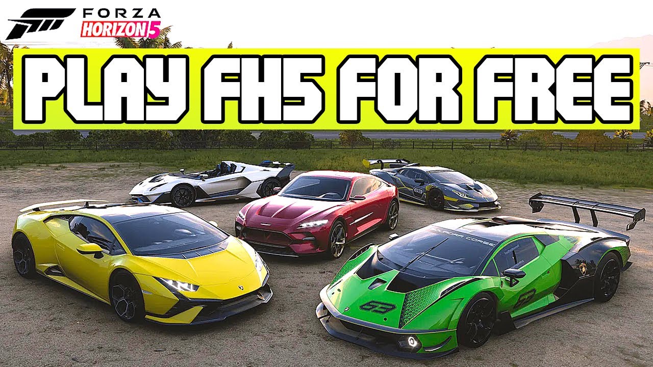 Forza Horizon 5 and three more games are free to play on Steam this weekend