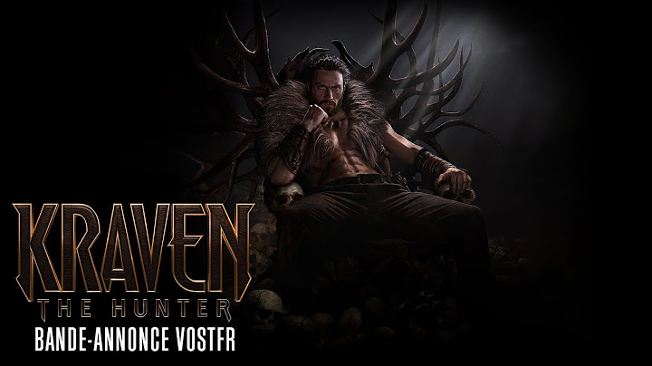 Kraven The Hunter - Bande-annonce VOSTFR