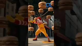Ronald McDonald vs Colonel Sanders 🍔🔥 | Epic AI Showdown! #Shorts