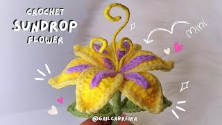RAPUNZEL Mini SUNDROP Flower Crochet | TANGLED Sundrop Flower Crochet | Rapunzel Golden Glow Flower