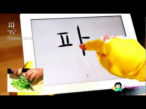 Korean food Vocabulary "green onions or scallion" 파