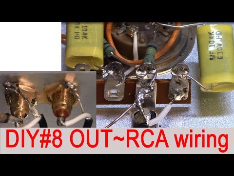 DIY KIT preamp #8, tube preamplifier BL-1A RCA INPUT OUTPUT 진공관앰프만들기